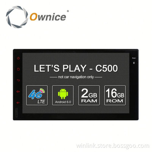 Ownice Android 6.0 Car stereo for nissan double din universal with GPS Navi Stereo WIFI built 4G lte DVD support TV
